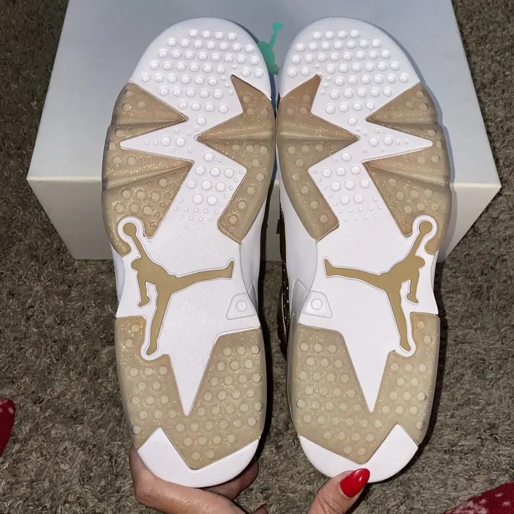 Air Jordan 6 Retro Pinnacle Metallic Gold Men size 9.5 #854271-730 Brand New
